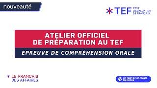 Préparer l'épreuve de Compréhension orale du #TEF