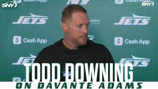 Todd Downing shares first impressions of Davante Adams at Jets practice | SNY