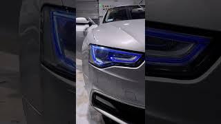 HEADLIGHT RGB DRL MODIFICATION | AUDI #carmodsdubai #car #modified #audi #dubai