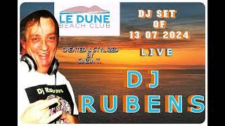 DJ RUBENS@LIVE del 13 LUGLIO 2024 a LE DUNE BEACH CLUB  di Falconara AN (VIDEO BY CINZIA T)