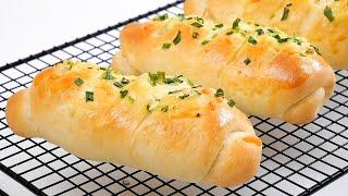 No-kneading chive cheese bread soft lass, no pressure for beginners