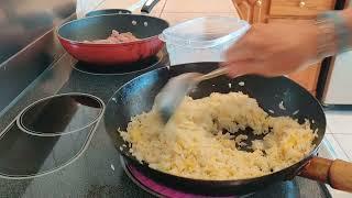 FAST!! Garlic Egg Fried Rice