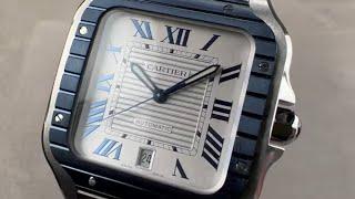 Cartier Santos de Cartier Blue PVD WSSA0047 Cartier Watch Review