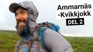 KUNGSLEDEN - Fjällvandring från Ammarnäs till Kvikkjokk DEL 2/10 [DAG 2: Rävfallet - Sjnulttjie]