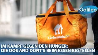 Im Kampf gegen den Hunger: Die Dos and Dont's beim Essen bestellen