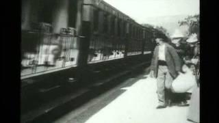 La llegada de un tren a la estación de Ciotat