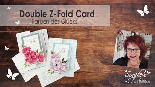 Double Z-Fold Card | Farben des Glücks | Fun Fold Card mit Stampin‘ Up!-Produkten