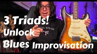 Blues Guitar Improvisation Secrets  Only 3 Triads You Need To Know