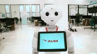 Meet the robot "Pepper" تعرَف على الروبوت | AUM جامعة الشرق الأوسط الأمريكية