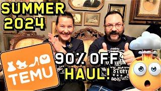 Summer 2024 Temu Haul  Get 90% OFF & a FREE $100  Coupon Bundle  #temu #shopping