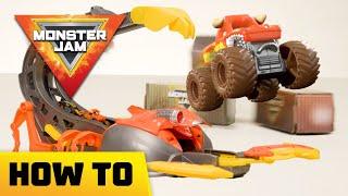 Monster Jam Minis speed out of a SCORPION?! Here’s how to assemble the Venom Velocity playset!