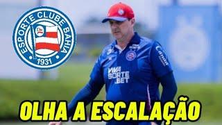 ESCALAÇÃO DO BAHIA CONTRA O BOSTON RIVER: VEJA TIME PROVÁVEL E DESFALQUES APÓS ÚLTIMO TREINO