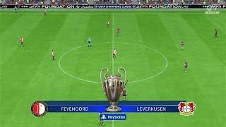 Feyenoord vs Bayer Leverkusen UEFA Champions League 2024 - Gameplay FC24