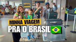 O dia que me despedi da minha família INDO PRA O BRASIL