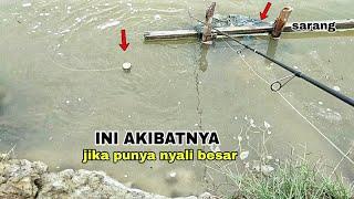 NYALI BESAR.!!! INI AKIBATNYA BIKIN DEGDEKAN. MANCING KAKAP BARAMUNDI.!!!