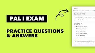 2024 PAL I Practice Questions by ScrumPrep