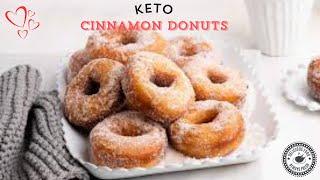 Keto Cinnamon Donuts with only 2 Ingredients!!