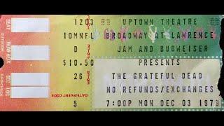 Grateful Dead - 12/3/79 - Uptown Theatre - Chicago, IL - sbd