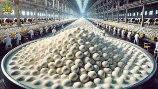 Mozzarella Cheese Mega Factory: Processing Mozzarella Cheese With Modern Technology