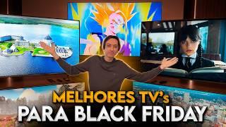 TOP 5 TVs para COMPRAR na BLACK FRIDAY 2024 com OS MELHORES preços!