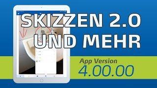 Skizzen 2.0 in der TAIFUN App – Die Funktionen der Version 4.00