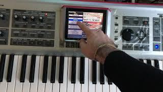 How to install a new set on Roland Fantom X6// как вставить новый комплект