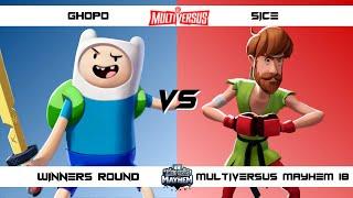 MultiVersus Mayhem 18 Winners Round Ghopo (Finn) vs Sice (Shaggy) MultiVersus Tournament