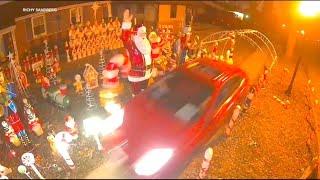 Elk Grove Village holiday display vandalized by car