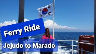 Ferry ride to the southernmost island in South Korea| Jejudo to Marado