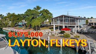 Layton Florida Keys Canal Front Home