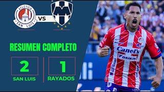 ATLETICO SAN LUIS SE HACE FUERTE Y SE LLEVA VENTAJA ANTE RAYADOS EN SEMIS recreacion