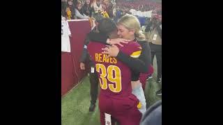 Jeremy Reaves popped the question to his girlfriend after the Commanders cinematic OT win ️