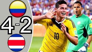 Colombia vs Costa Rica|Colombia 4x2 Costa Rica All Goals & Highlights 2024