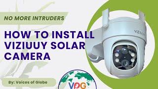 VIZIUUY 3MP Solar Security Camera Outdoor, Wireless Camera | Best Solar camera under $100