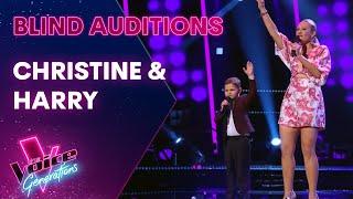 Christine & Harry Sing Cher | The Blind Auditions | The Voice Generations Australia