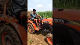 #Shorts Kubota Tractor A211N 21 Hp Tractor Stunt Video By //Krushi Mitra Vishal//