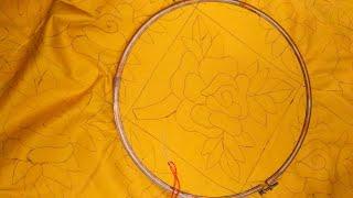 How to embroidery traditional nakshi kantha,Nakshi kantha embroidery tutorial for beginners