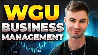 WGU Business Management Degree - Graduate in 6 Months!