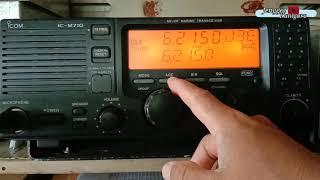 Testing Tombol Radio ICOM IC-M710