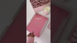 ASMR iPad refresh 🫧 #ipad #ipad10thgen #asmr #asmrsounds #pinkipad #aesthetic #thatgirl #short