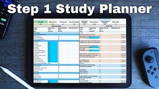 The Ultimate Step 1 Study Scheduler [Free Template]