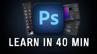 Learn Adobe Photoshop in 40 Minutes (2024)