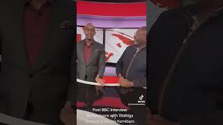 Post BBC Interview Shenanigans with Waihiga Mwaura & Moses Kemibaro