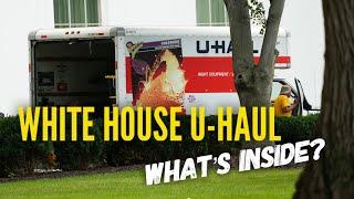 What's in the U-haul at the White House as Biden flies to Chicago for the DNC?