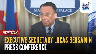 LIVE: ES Lucas Bersamin press conference (May 29, 2025) | GMA Integrated News