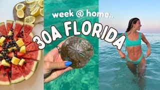 week vlog: at home in 30A Florida: paddle days, backyard parties, workouts, etc. !!!