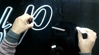 HOW TO MAKE LED NEON SIGN PART 2