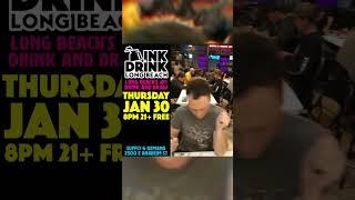 Ink & Drink Long Beach at Supply & Demand! Southern California Art Event