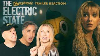 Electric State Trailer Reaction! Millie Bobby Brown | Chris Pratt!