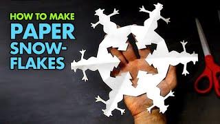 How to Make  Paper Snowflakes